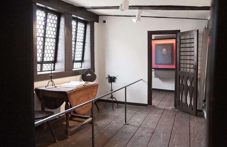 Die historischen Lutherstuben in der Dauerausstellung "Luther und die Bibel" im Lutherhaus Eisenach