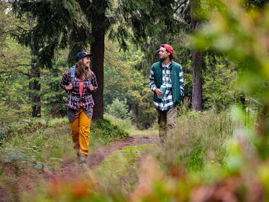 Wanderer am Rennsteig