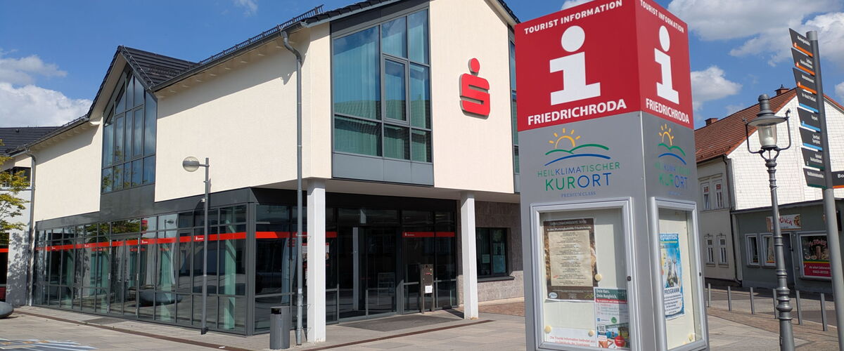 Touristinformation Friedrichroda von außen