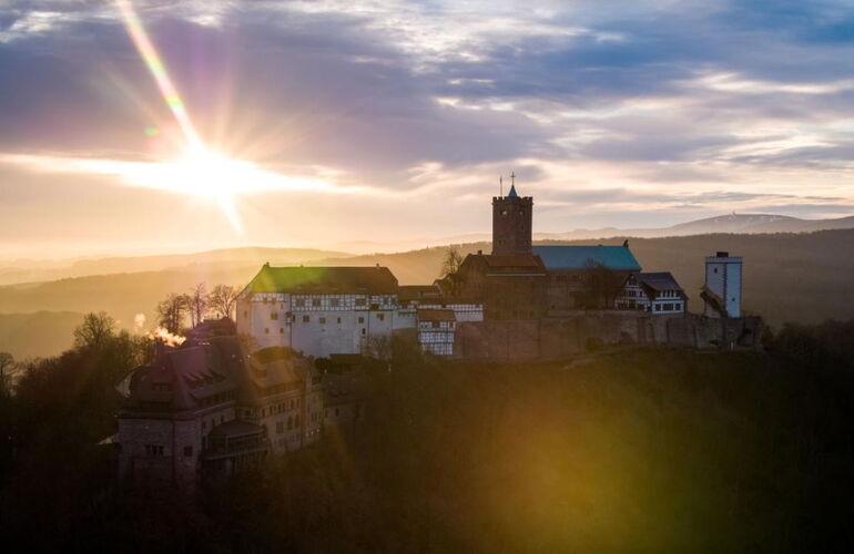 Wartburg im Sonnenaufgang © Moritz Kertzscher