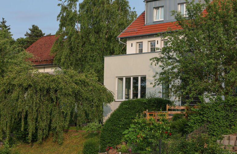 Außenansicht vom Waldgold Chalet Friedrichroda