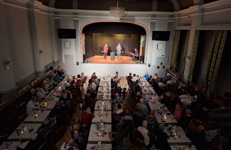 Blick in den Saal des Thüringer Kloßtheater in Friedrichroda