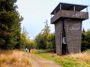 Aussichtsturm am Rennsteig bei Finsterbergen
